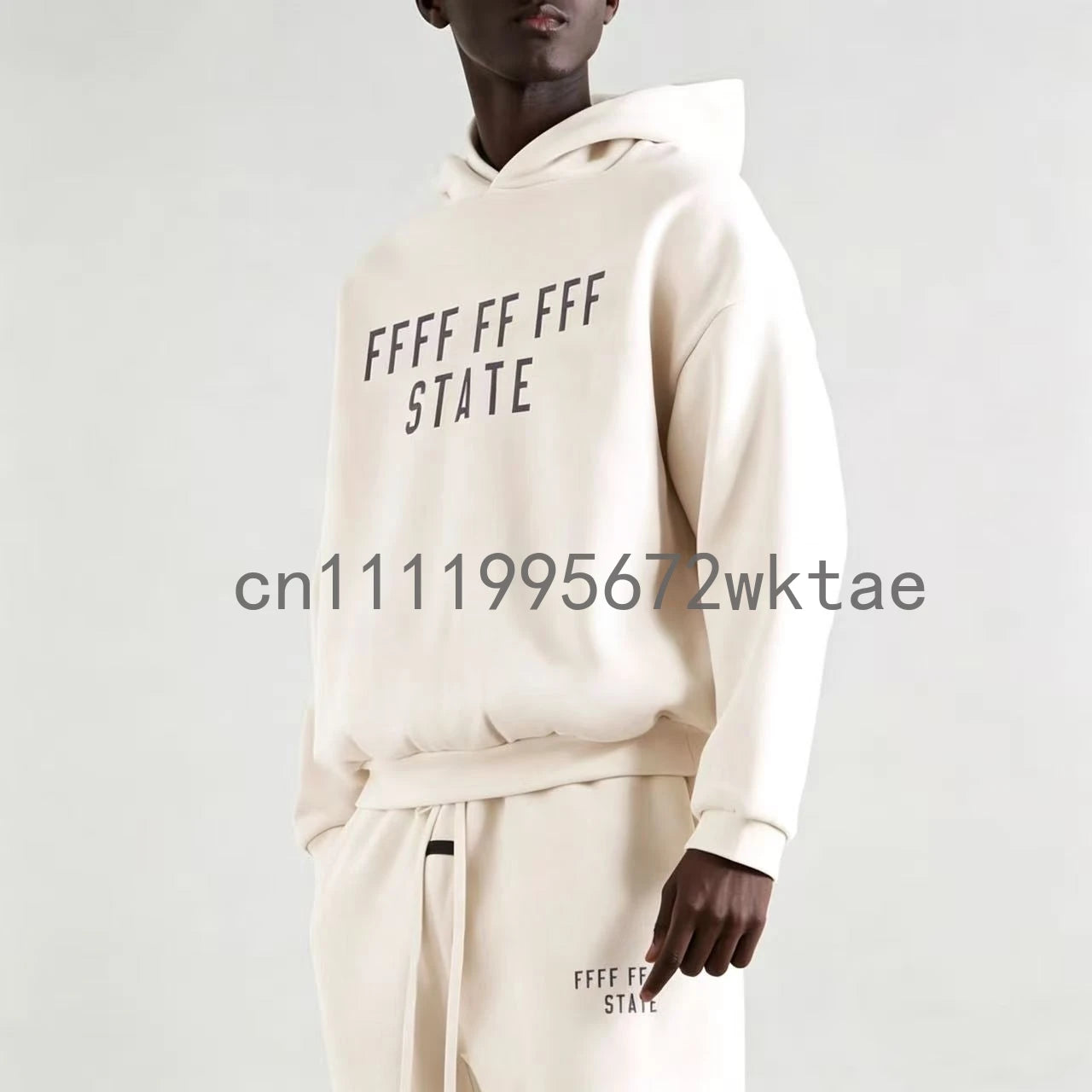 BACK TO SCHOOL Men's Hoodies Luxury Design Double Row Printed Letter Oversized Hoodies High Street Couple Velvet Pants Set