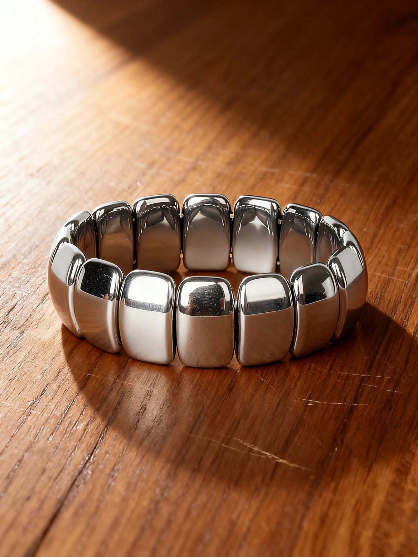 Hematite Bracelet Twisted Beads Natural Stone Minimalist String For Vigour Protection Grounding & Strength Healthy Jewelry Gift