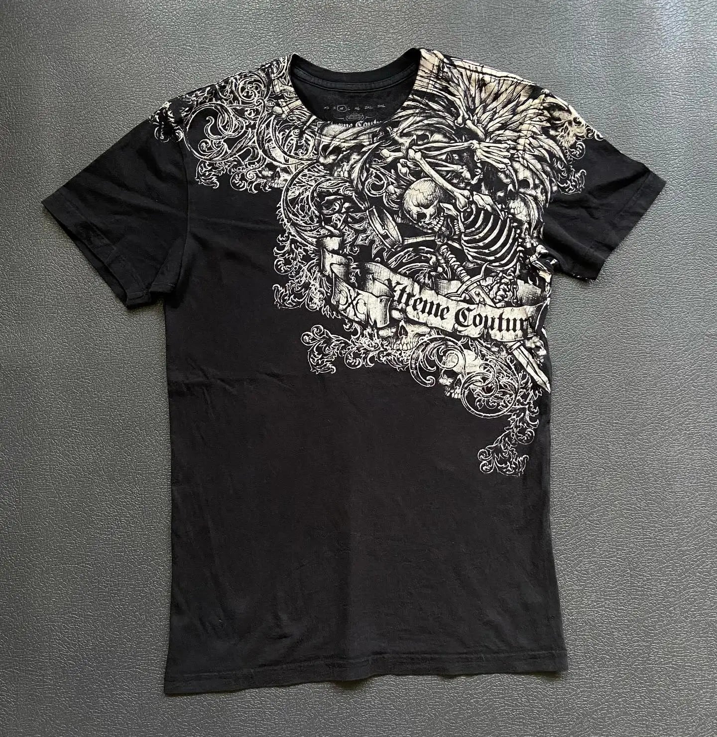 Vintage Xtreme Short Sleeves Man Y2K American Fashion Trend Baggy T Shirt