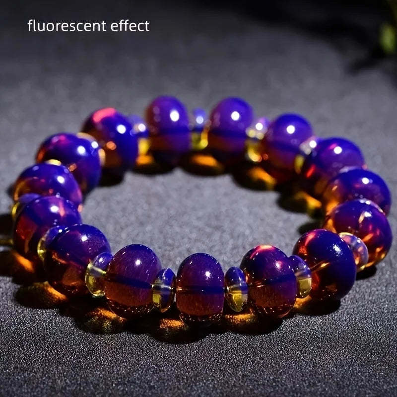 Mexican Amber Bracelets - Unisex, Fashion Resin Jewelry