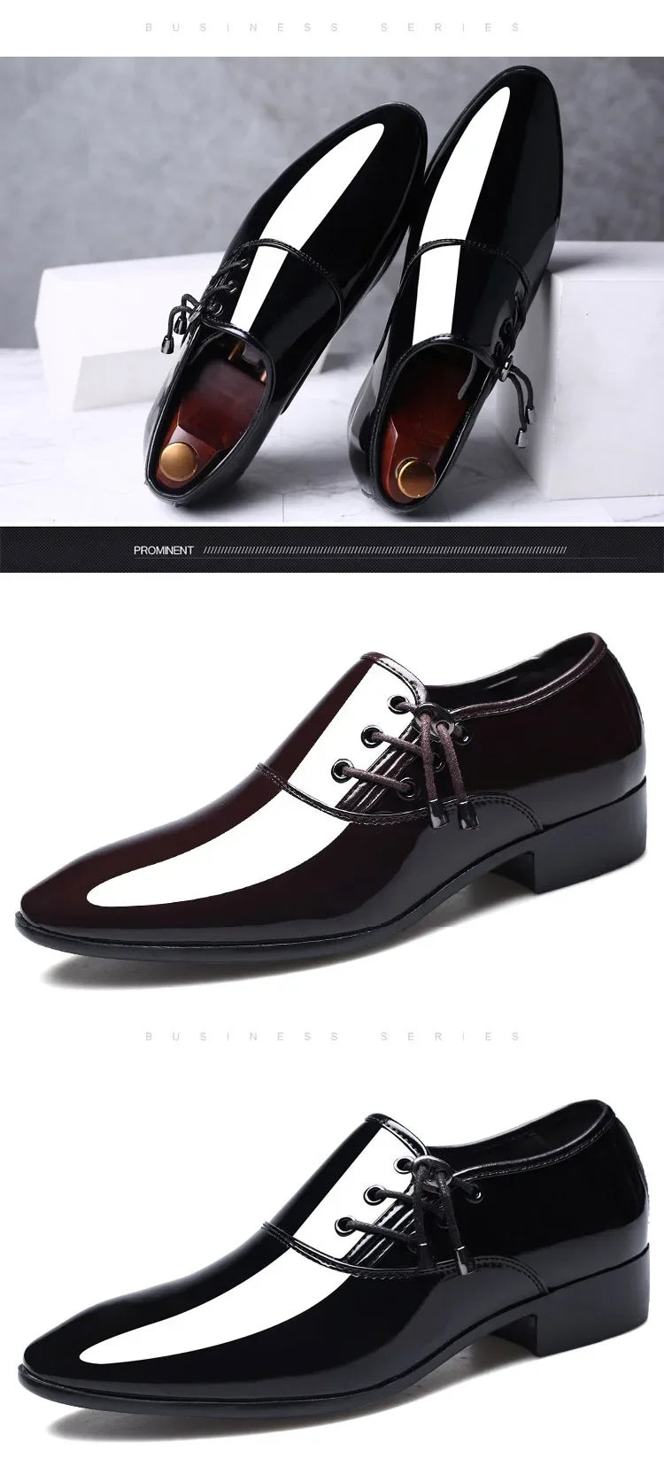 Shoes Men Leather Shoes Business Dress Shoes All-Match Casual Shock-Absorbing Footwear Wear-Resistant Plus Size Chaussure Homme