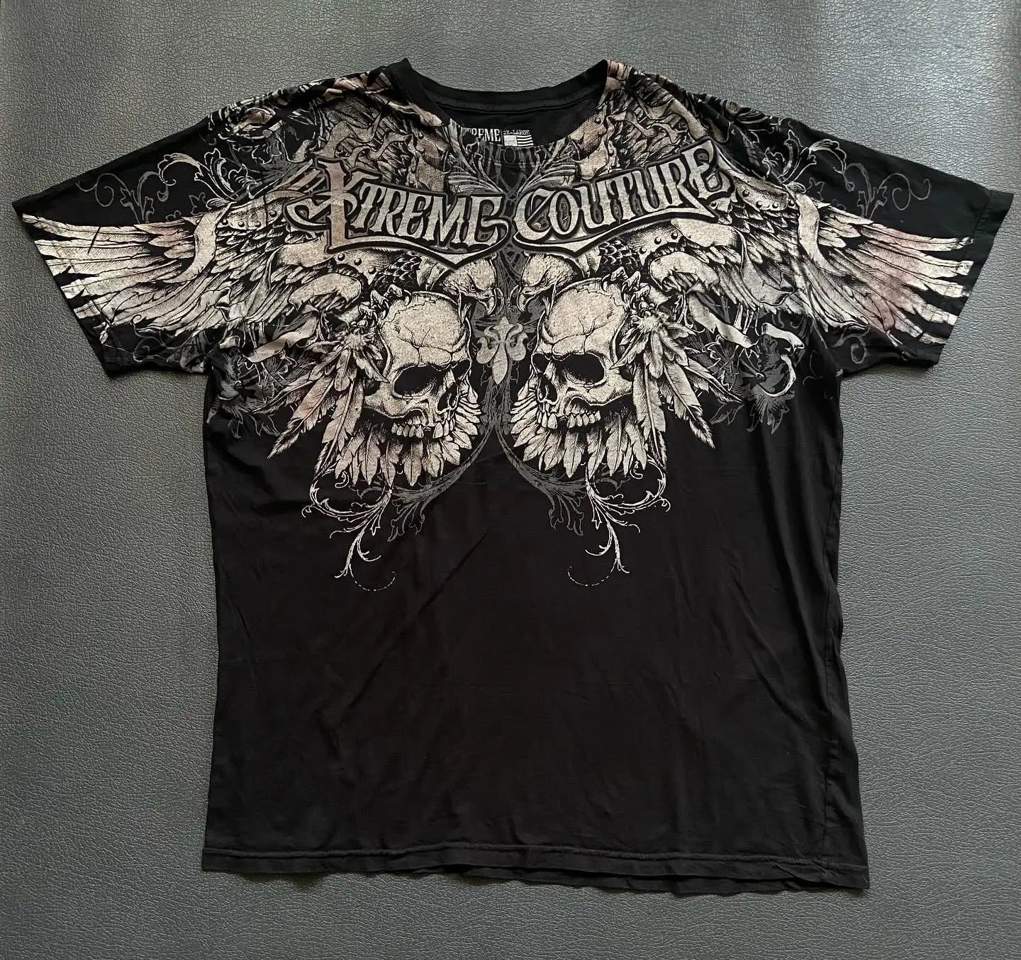 Vintage Xtreme Short Sleeves Man Y2K American Fashion Trend Baggy T Shirt