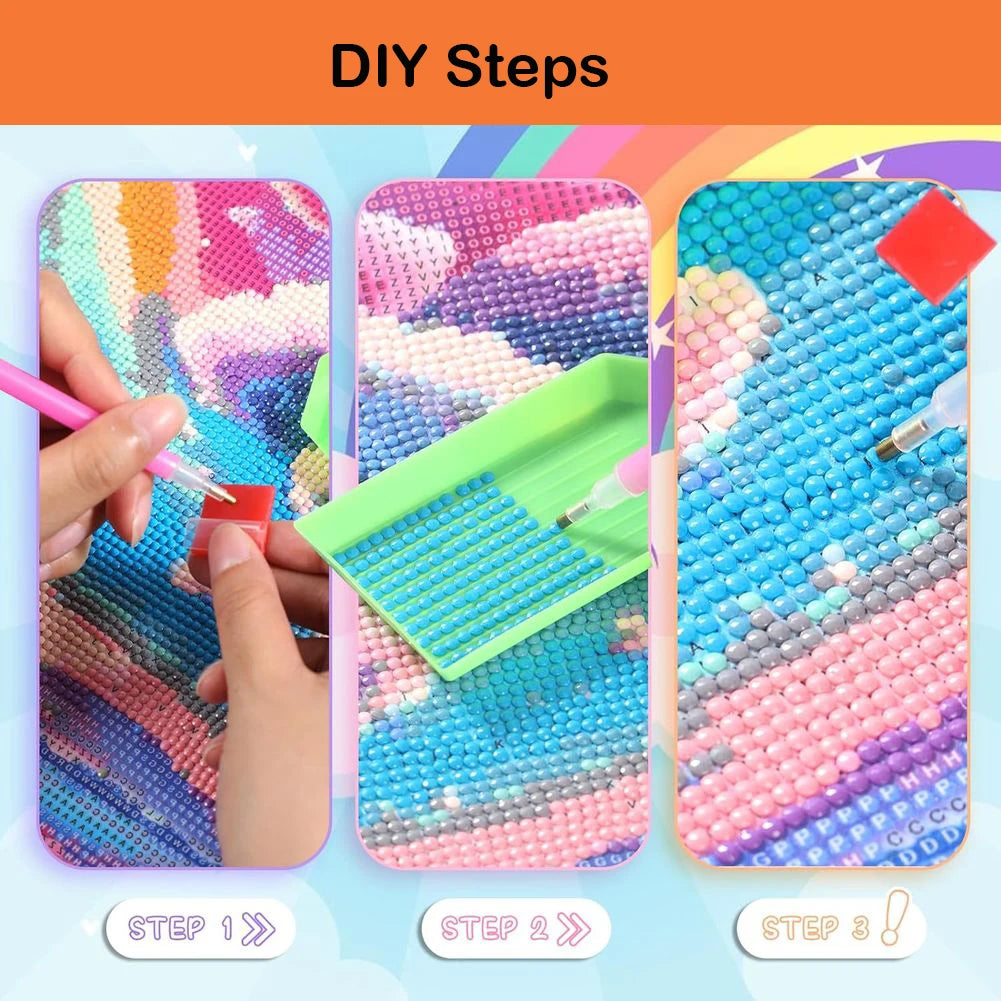Full Diamond Painting Kits for Adults Kids Beginners DIY Dia De Los Muertos Floral Sugar Skull Art Paint By Gems Crafts Decor