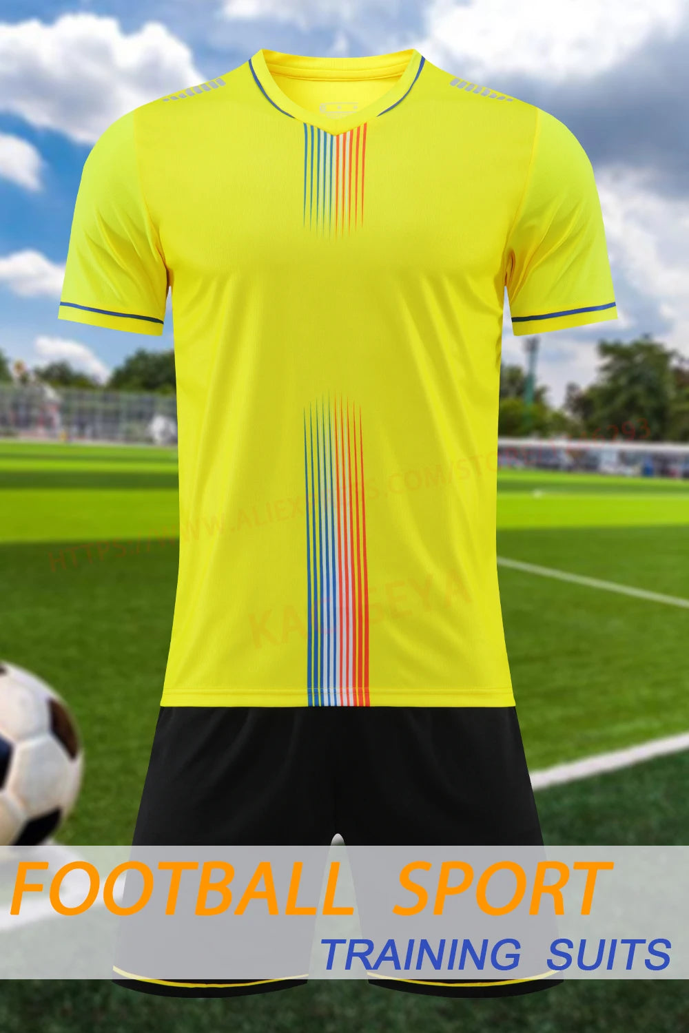Soccer Uniform Set Men Football Team Custom Men Jersey Shorts Training Suit Outdoor Sport Gym Summer Running Tracksuit