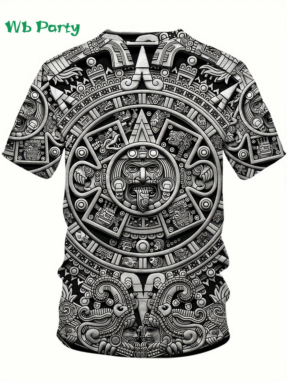 Aztec Themed Pattern 3D Print T shirt Compression Shirt Short Sleeve Tee Men's Summer T-shirts Vintage Print Men's Clothes Tops