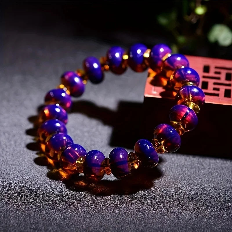 Mexican Amber Bracelets - Unisex, Fashion Resin Jewelry