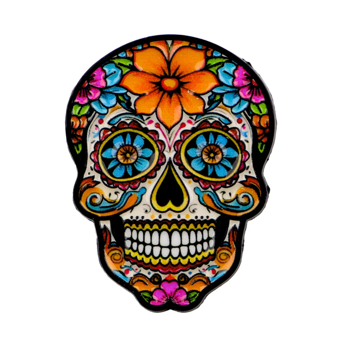 Mexican Skull Enamel Pins Punk Brooches Badge Lapel Pin For Backpack Clothes Accessories Fashion Jewelry Birthday Gifts