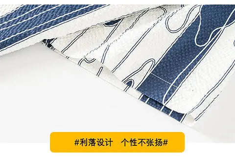 Yidun Jacquard Pocket Shirt Men's Short Sleeve Trendy Style Thin Loose Summer Casual Fashion Slim