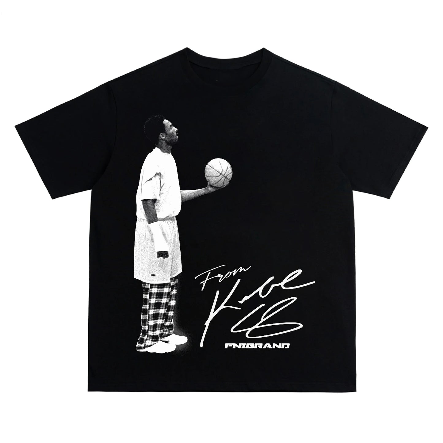 Men Summer Cotton Tees Streetwear Basketball Kobe Bryant Graphic Print Loose T-shirt Top Men's T-shirt for Both Men and Women