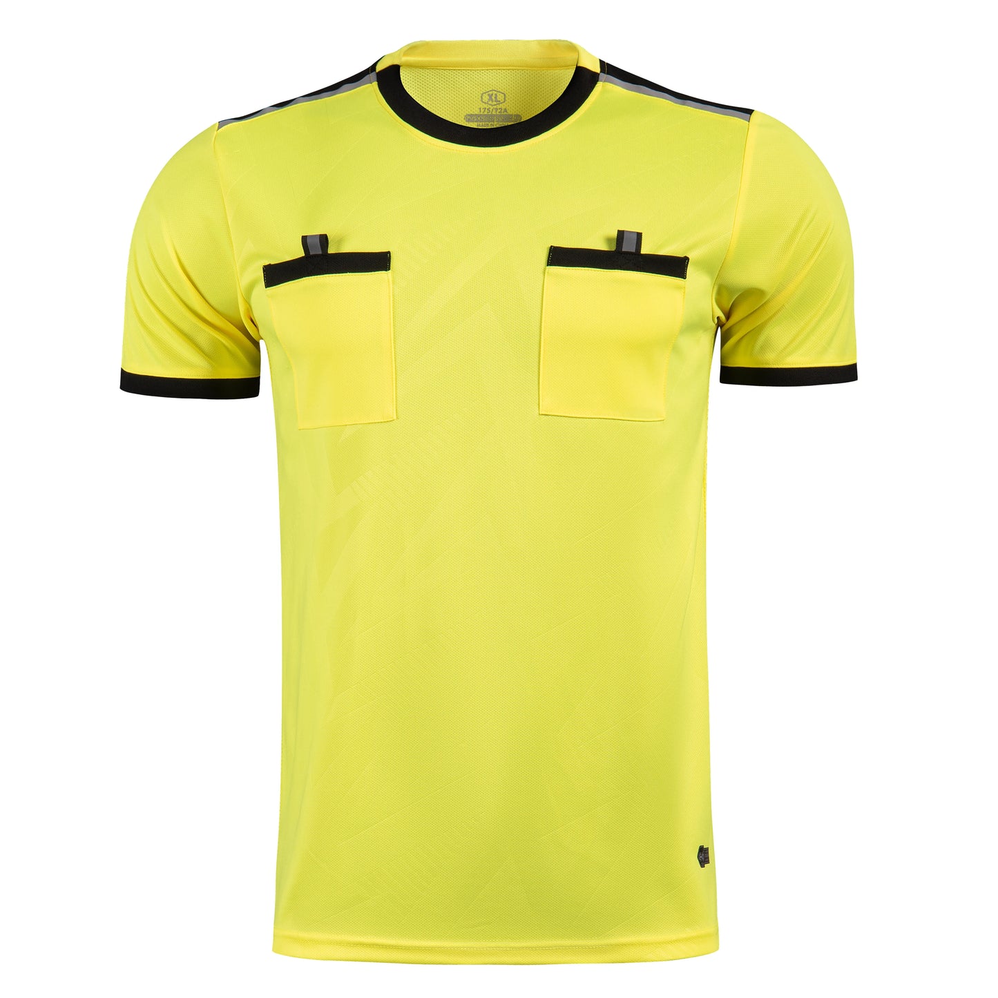 Professional Men Referee Uniforms Soccer Football Jerseys Shirts Pockets Judge Short Sleeve Team Shirt Sportswear Clothes