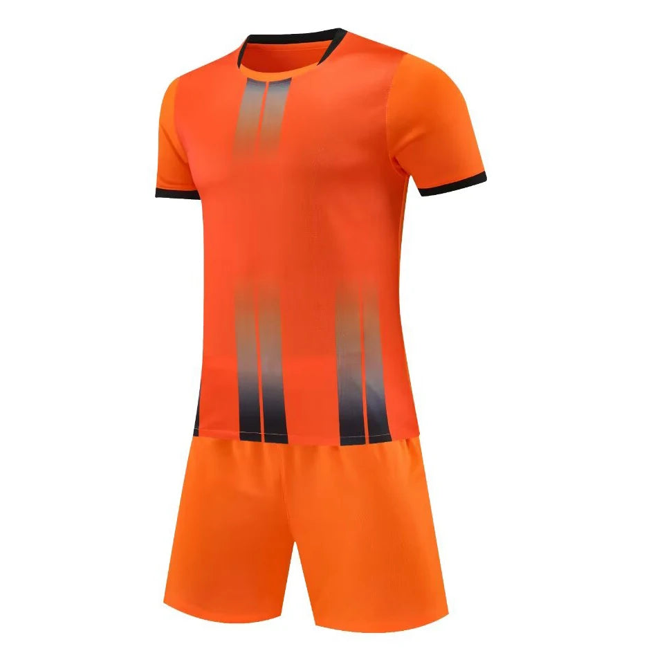 Men Children Soccer Uniform Sets Adult DIY Customize High Quality Boys Soccer Kit Shirt Club Sportswear Training Football Jersey