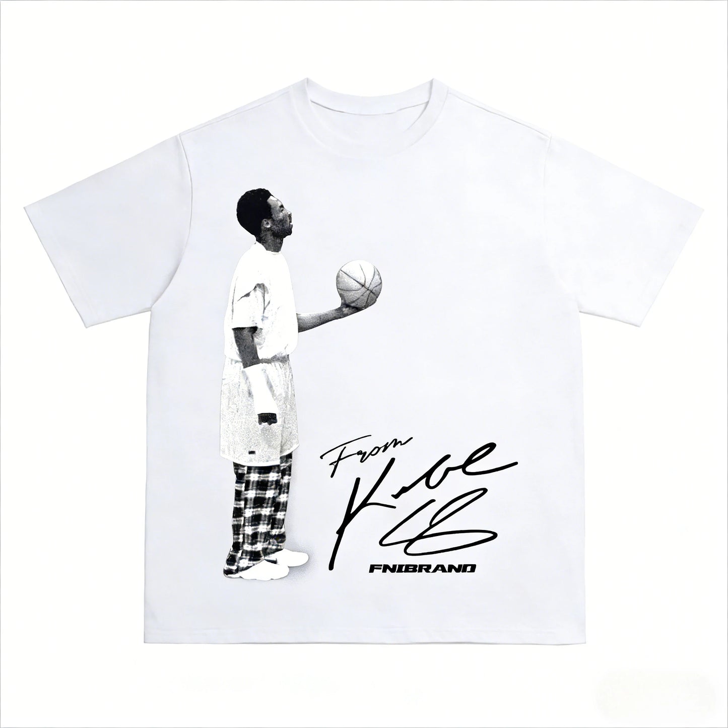 Men Summer Cotton Tees Streetwear Basketball Kobe Bryant Graphic Print Loose T-shirt Top Men's T-shirt for Both Men and Women