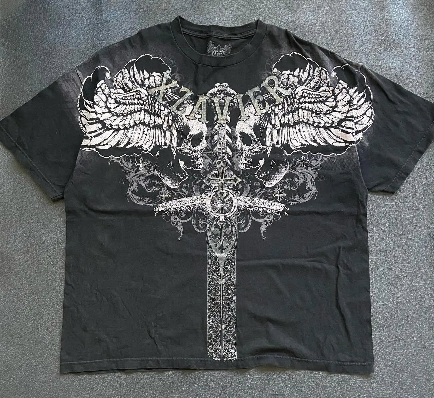 Vintage Xtreme Short Sleeves Man Y2K American Fashion Trend Baggy T Shirt