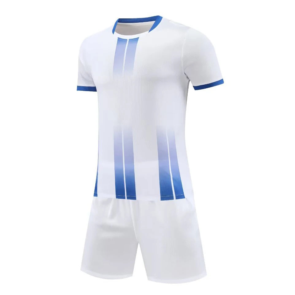 Men Children Soccer Uniform Sets Adult DIY Customize High Quality Boys Soccer Kit Shirt Club Sportswear Training Football Jersey