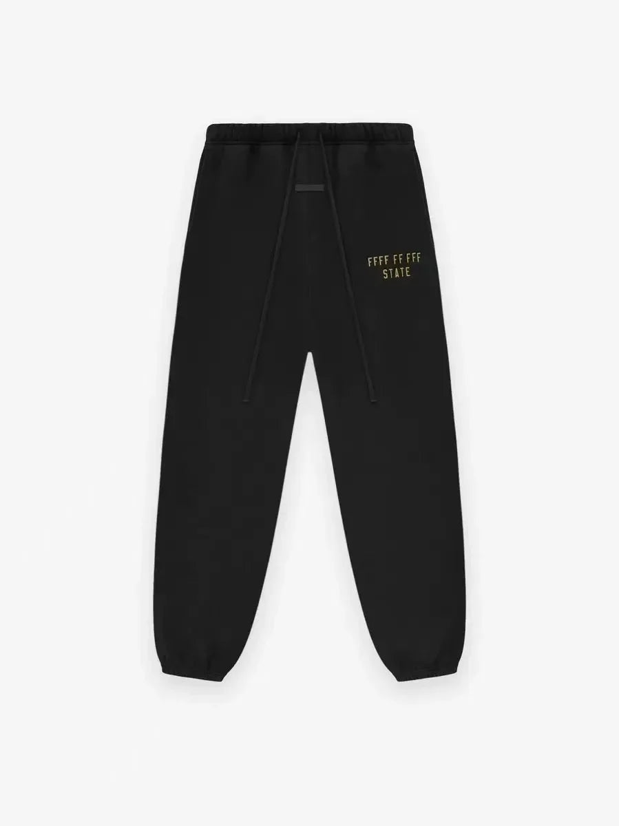 BACK TO SCHOOL Men's Hoodies Luxury Design Double Row Printed Letter Oversized Hoodies High Street Couple Velvet Pants Set