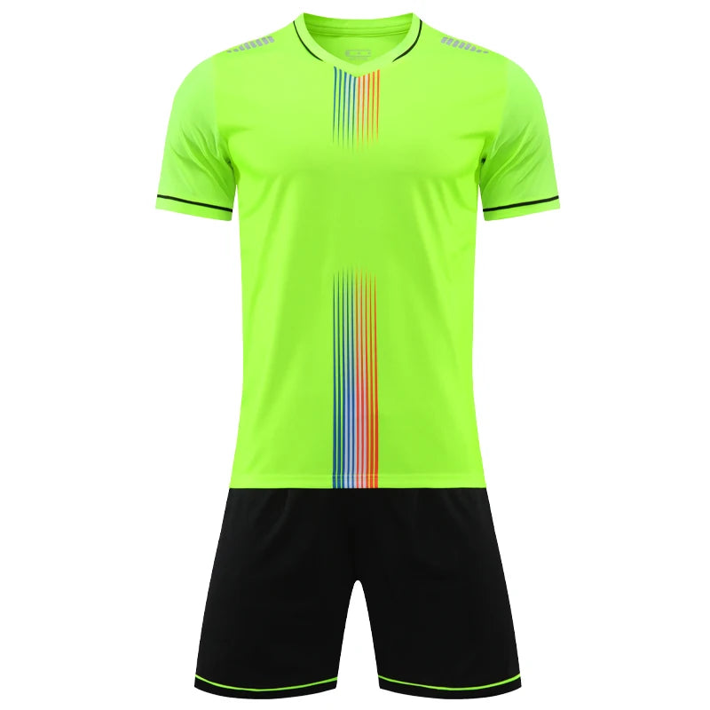 Soccer Uniform Set Men Football Team Custom Men Jersey Shorts Training Suit Outdoor Sport Gym Summer Running Tracksuit