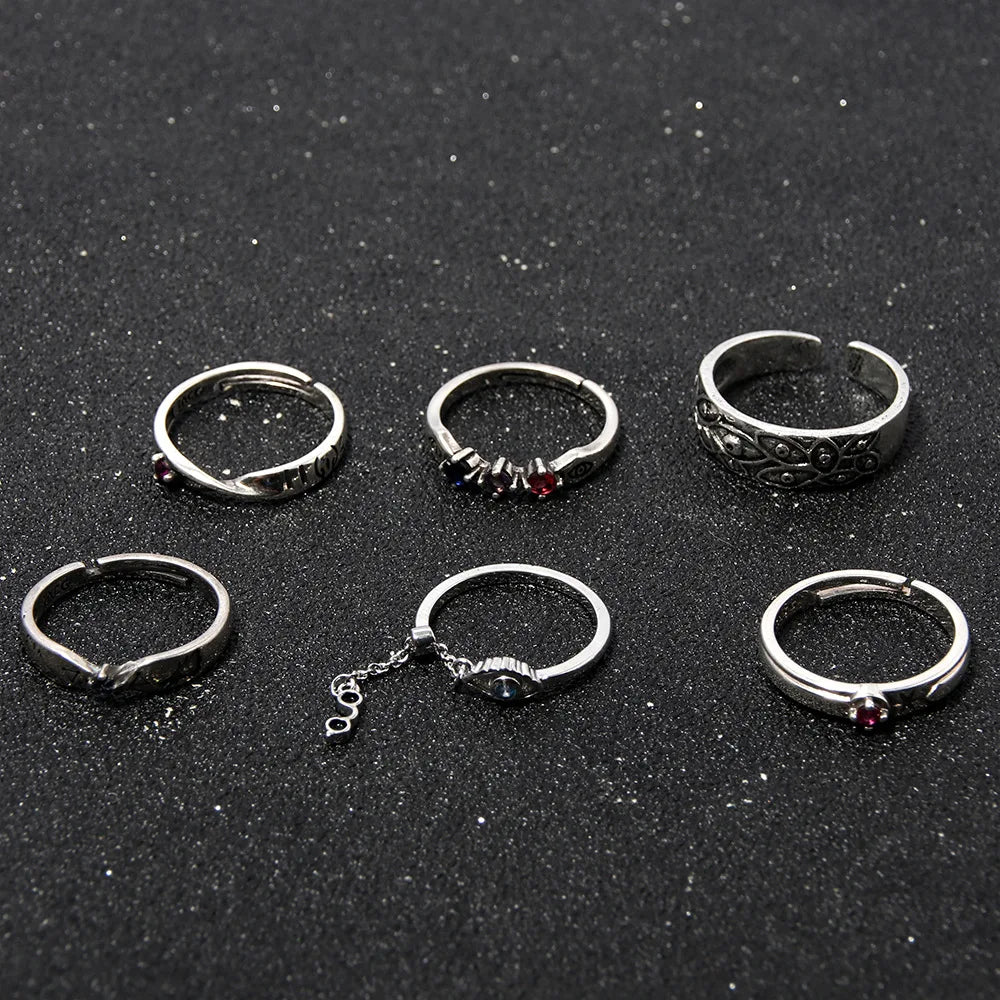 Anime Jujutsu Kaisen Ring Two-sided Sukuna Gojo Satoru Fushiguro Megumi COS Devil's Eye Ring Jewelry Accessories Cosplay Gift