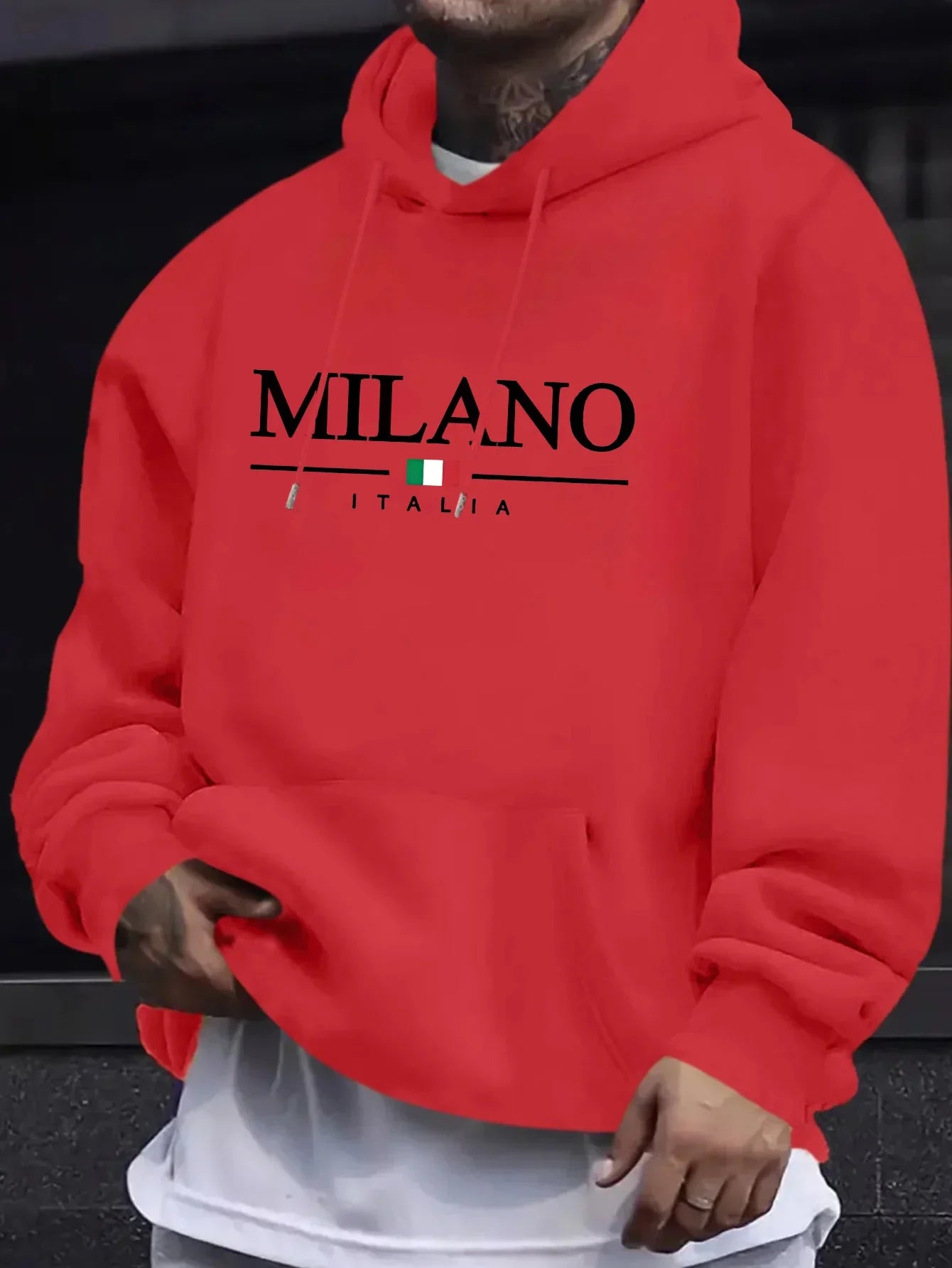 2026 Hot Sales Mens Hoodies Printed Casual Sweatshirts Outdoors Fitness Sports Jogging Men Clothing Fashion Street Pullover Tops