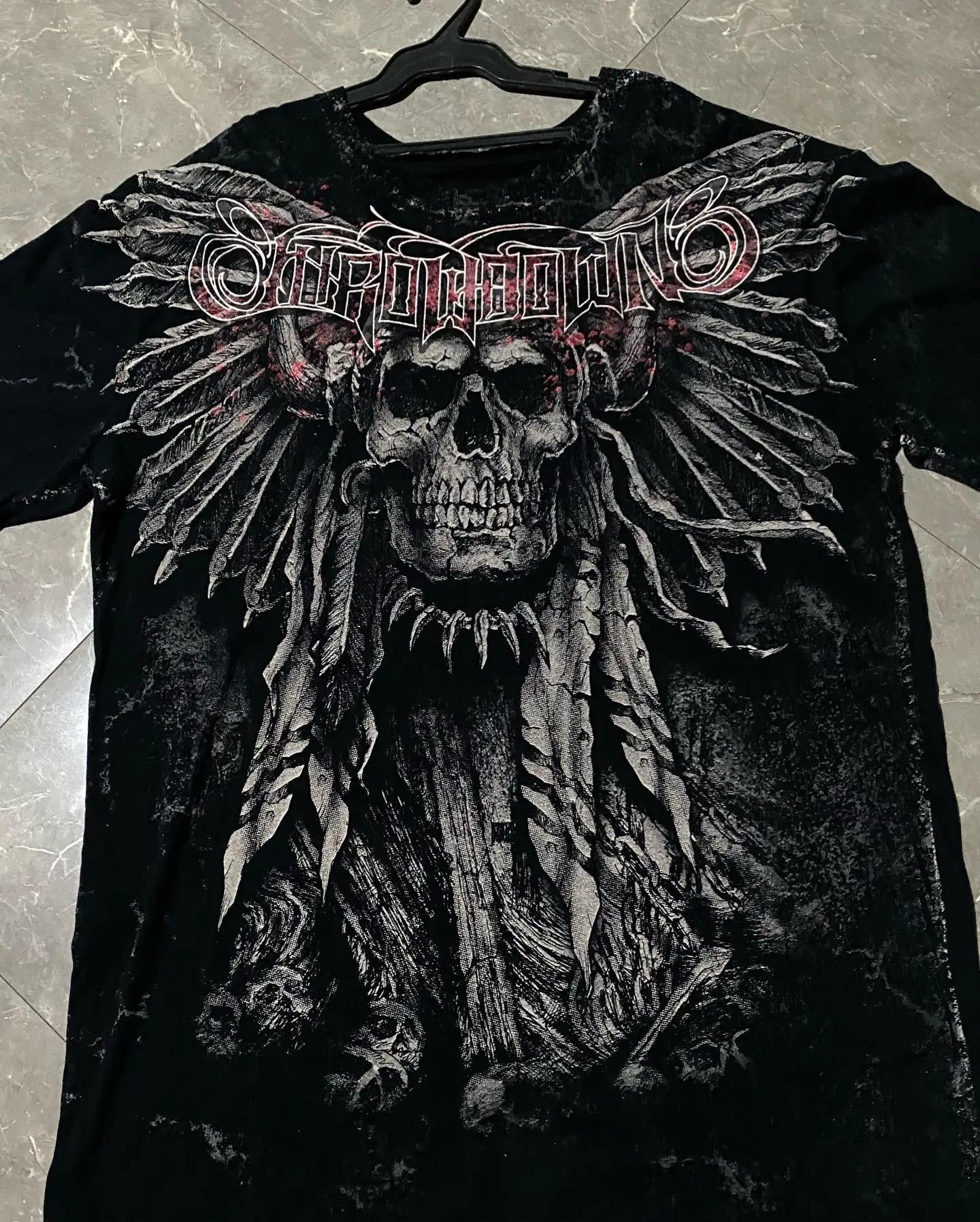 Vintage Xtreme Short Sleeves Man Y2K American Fashion Trend Baggy T Shirt