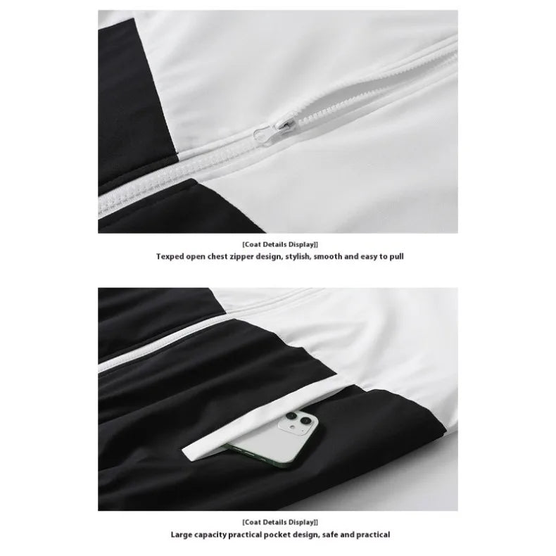Spring and Autumn Men's Hooded Sports Leisure 2-piece Sets New Fashion Jacket and Pants Hip Hop Casual Running Sportswear Men