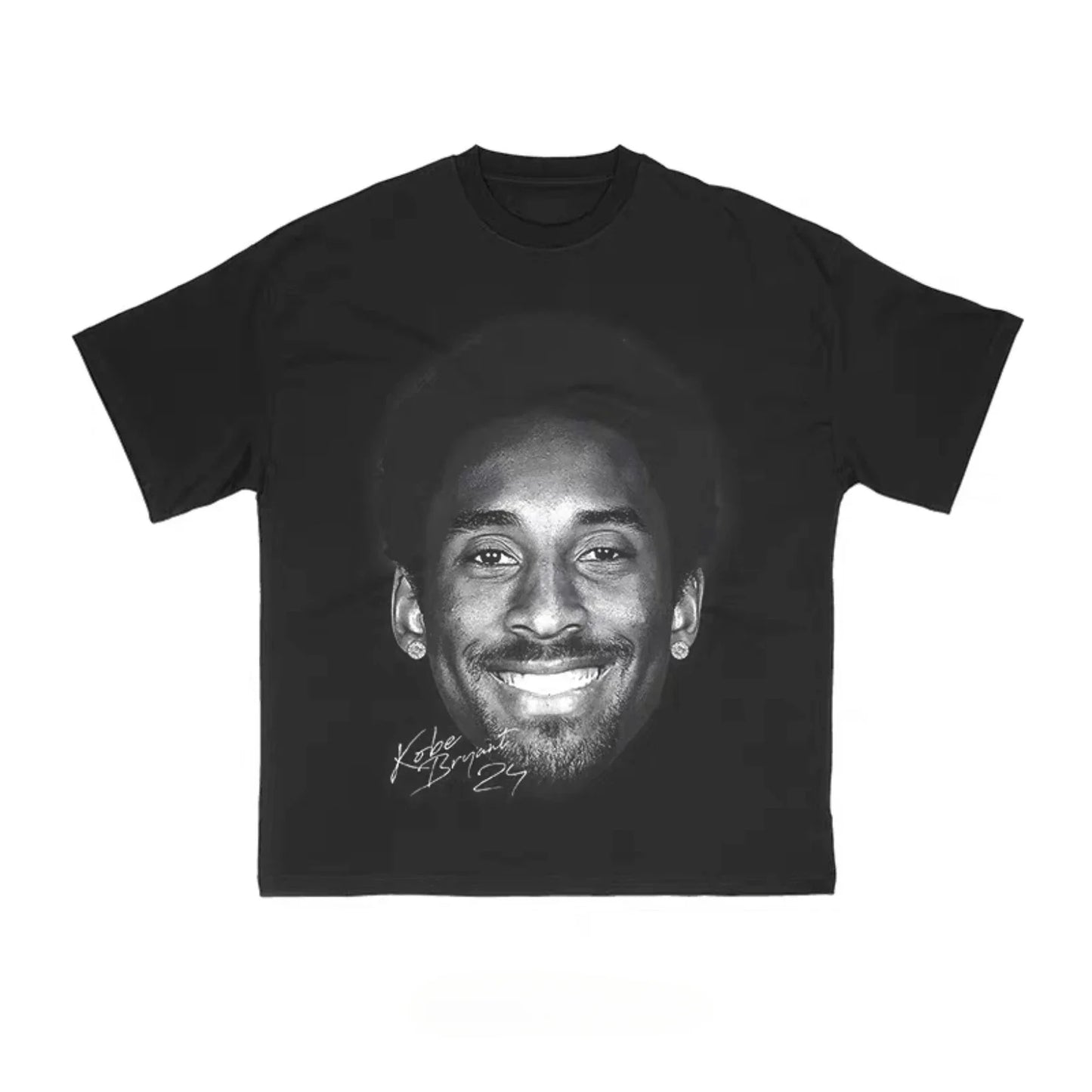 Men Summer Cotton Tees Streetwear Basketball Kobe Bryant Graphic Print Loose T-shirt Top Men's T-shirt for Both Men and Women