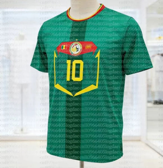Senegal 2026 New Soccer Jerseys, Comfortable and Breathable T-Shirts for Adults and Casual Tops for Children Family kids tees 26
