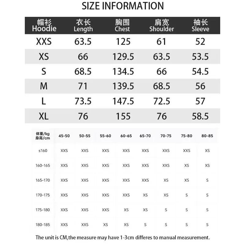 BACK TO SCHOOL Men's Hoodies Luxury Design Double Row Printed Letter Oversized Hoodies High Street Couple Velvet Pants Set