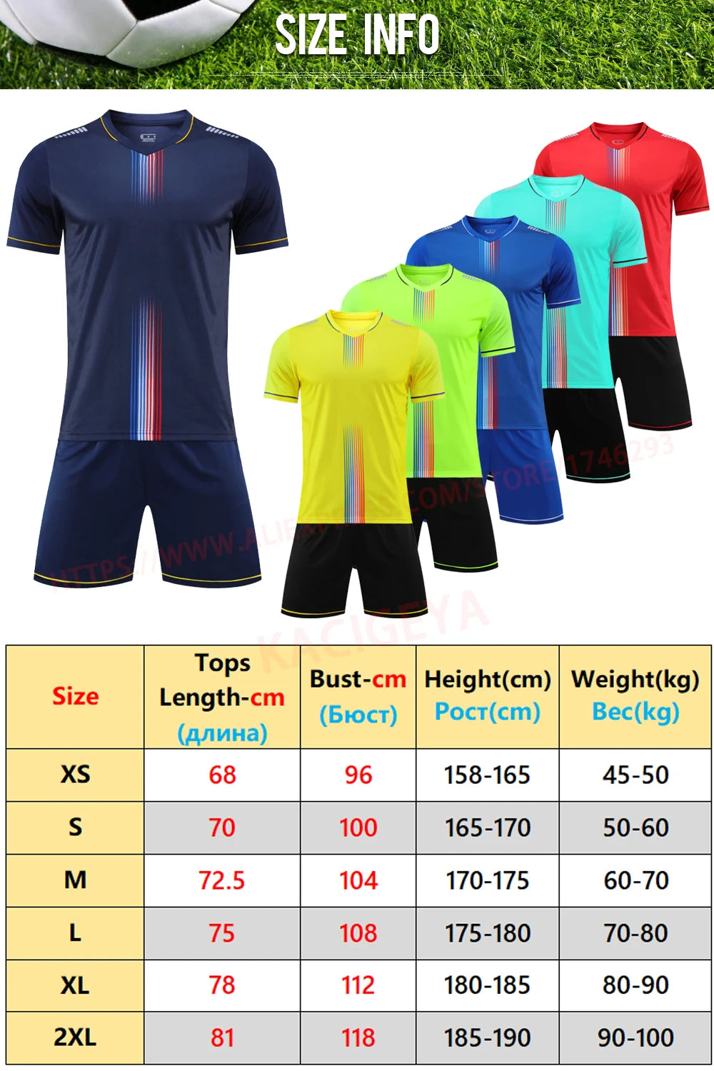Soccer Uniform Set Men Football Team Custom Men Jersey Shorts Training Suit Outdoor Sport Gym Summer Running Tracksuit