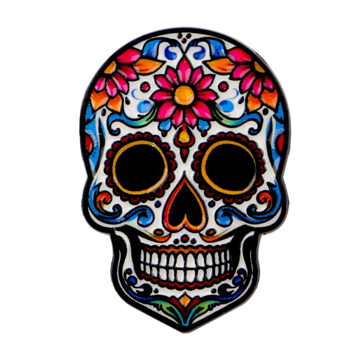 Mexican Skull Enamel Pins Punk Brooches Badge Lapel Pin For Backpack Clothes Accessories Fashion Jewelry Birthday Gifts