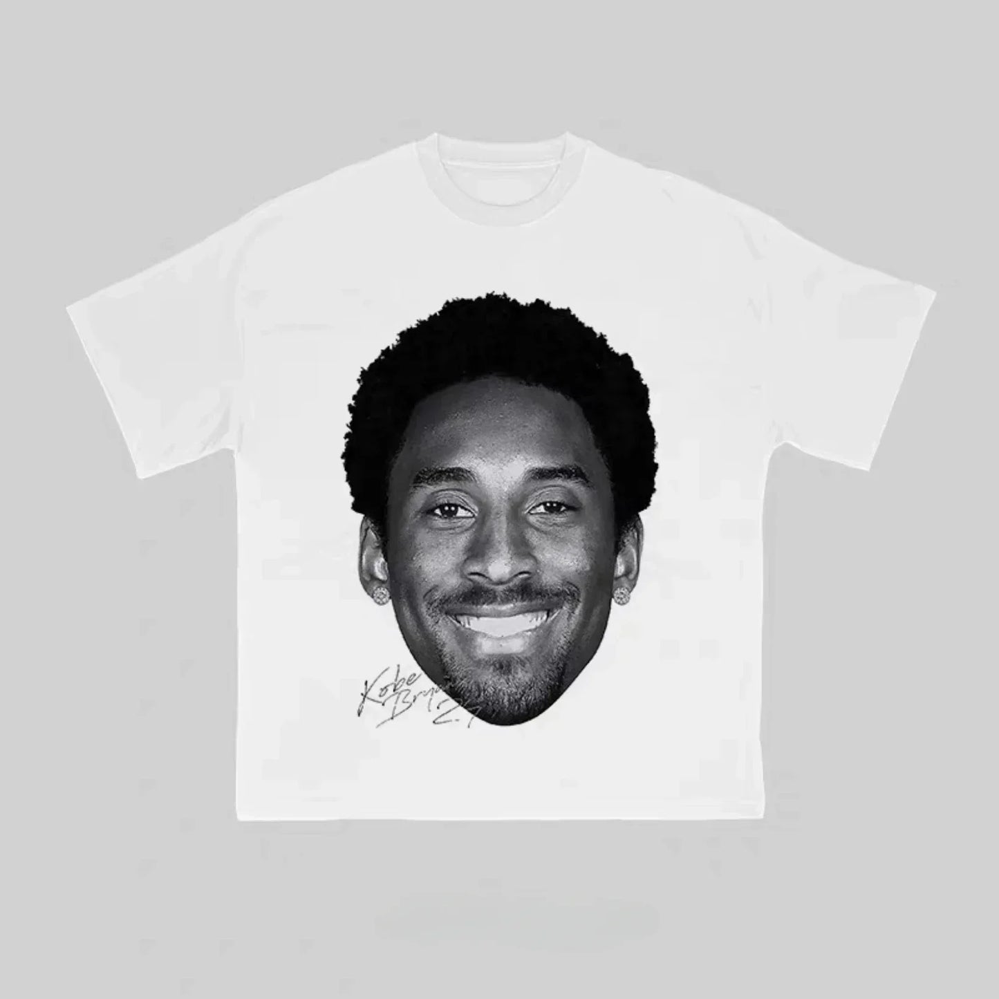 Men Summer Cotton Tees Streetwear Basketball Kobe Bryant Graphic Print Loose T-shirt Top Men's T-shirt for Both Men and Women
