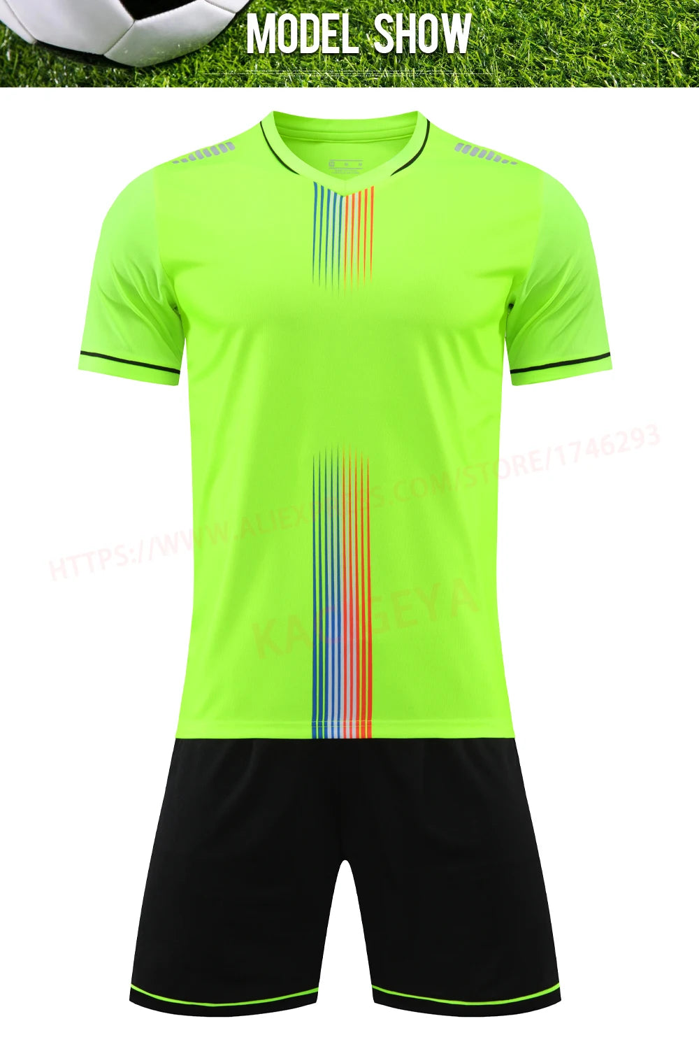 Soccer Uniform Set Men Football Team Custom Men Jersey Shorts Training Suit Outdoor Sport Gym Summer Running Tracksuit